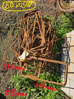 Predám betonársku oceľ-roxory a strmene - 14