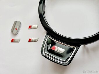 AUDI SLINE LOGO EMBLEM ZNAK DO VOLANTU - 14