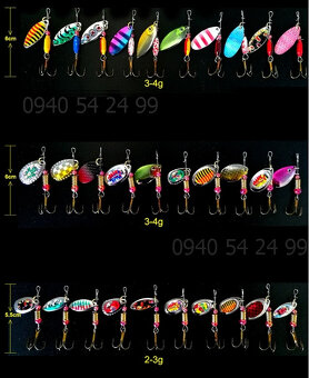 Rybárske potreby - blinkre rotačky blyskáče - 14
