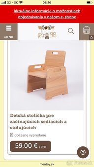 Montessori stôl so stoličkou - 14