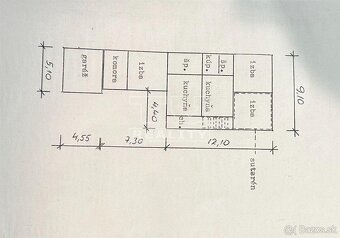 4 izbový rodinný dom v obci Horná Kráľová, 170 m2, na... - 14