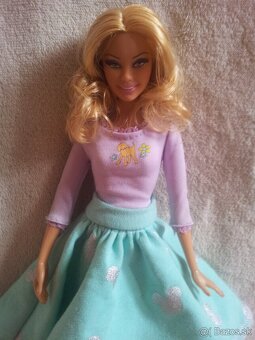 Zberatelska Barbie Basics , svadobne saty pre Barbie - 14