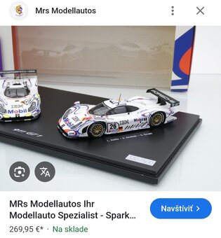 Model Porsche 911 GT1 Limitovaná edícia 500kusov - 14