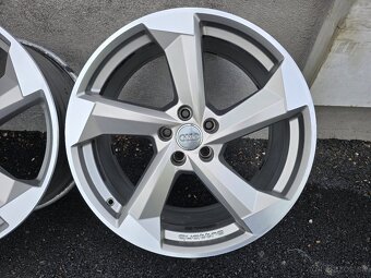kolesá Audi A8 5x112 r20 Turbine,Rotor S-Line Matte Grau - 14