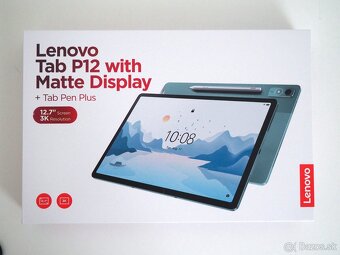 Tablet Lenovo P12, 8/128GB, Stylus, 3K matný display, A15 - 14