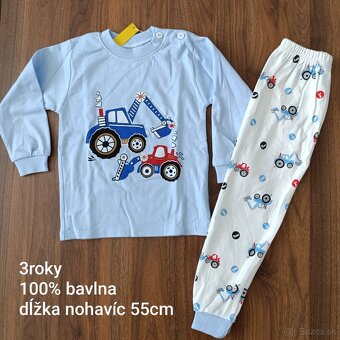 Dvojdielne pyžamo motív traktor - 14