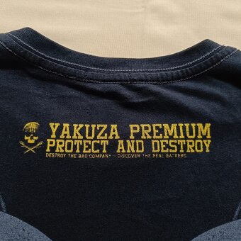 Yakuza premium YPS čierne tričko s potlačou M - 14