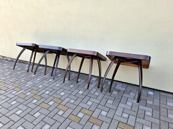 Konferenční stolek Halabala "pavouk" po renovaci - 14