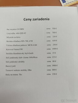 Gastro zariadenia - 14