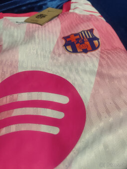 Dres Fc Barcelona Ružový Hráčsky Unikátny Nový s visačkami - 14