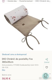 KLUPS Postieľka detská so zábranou Noah biela 120x60 cm - 14