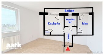 AARK: 1 izbový byt - 41,40 m², Štefana Moyzesa 2/E, Trnava - 14