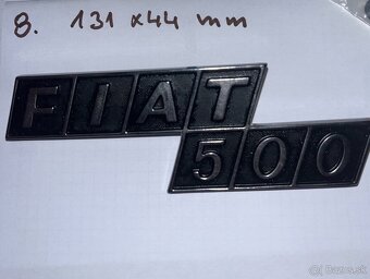 Nápisy Abarth, Fiat - 14