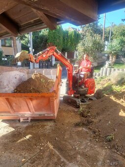 Vykopove práce MinibagerZB - 14