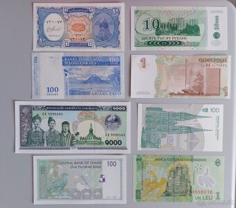 Zbierka bankoviek po 2 a 3 EUR - rôzne svetové - 14