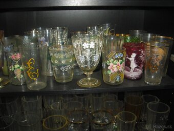 Predam zbierka starozitny pohar, vaza, karafa 19.-20.st - 14