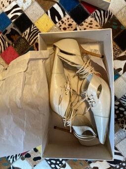 Talianske kožené lodičky veľkosť 38 - 14