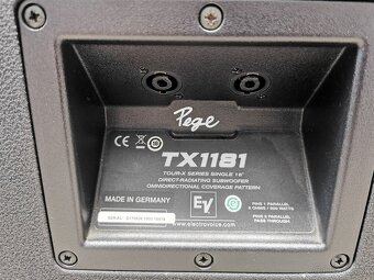 PA ElektroVoice ZX3 , TX 1181, CP2200 - 14