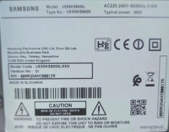 Samsung UE55KS9000 zakrivený Smart 4K diely - 14