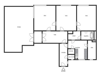 Staromestský byt na Gorkého ul. s terasou - 14