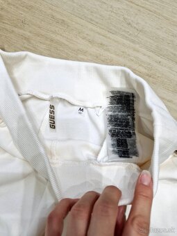 NOVA Guess biela smotanova teplakova suprava - 14