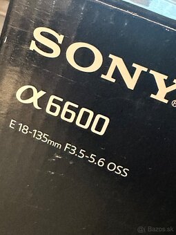 Somy Aplha A6600 + 2x Objektív - 14
