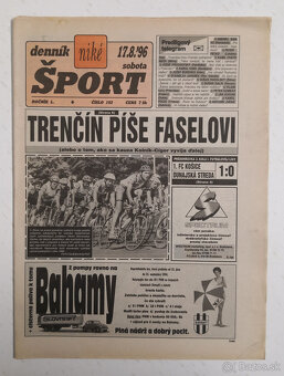 Staré noviny Denník Šport 3 - 14