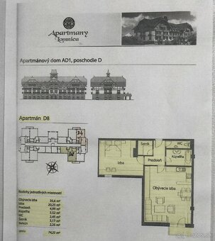 Priestranný byt v Apartmánoch Lomnica v Tatrách - 14