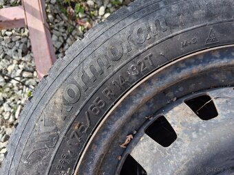 4 kusi zimných kolies na opel astra G 4x100 175/65 R14 - 14