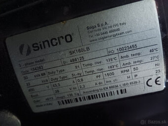 Elektrocentrála, Diesel Agregát FOGO TPG30 24KW - 14