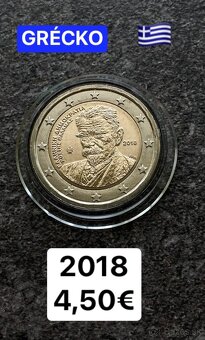 2 eurové pamätné mince Grécko - 14