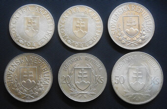 Mince: Sada Slovenský štát Špičkový stav    1939-1945 - 14