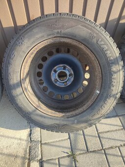 Plechové disky 5x112 R16 + pneu 215/65 R16C - 14