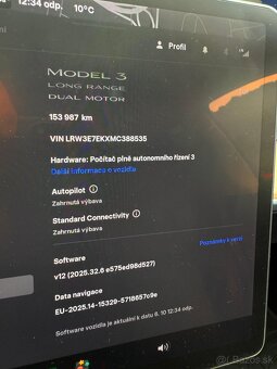 Predám Tesla 3 366kw LR Dual Motor 2021 - odpočet DPH - 14
