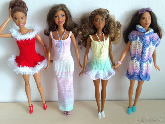 Oblečenie šaty pre deti bábiky Barbie Ken STACIE rainbow hig - 14