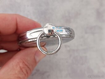 Zajímavé staré německé kapesní stopky Junghans 1/10s. - 14