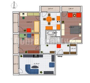 NOVÁ ZNÍŽENÁ CENA: Väčší 4 izbový byt s 5 balkónmi v centrál - 14