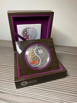 Fiji 2013 snake Yin and Yang Strieborná minca zberatelska - 14