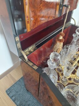 Likérová súprava, "Boulle" , Napoleon III. likérnik, tuja - 14