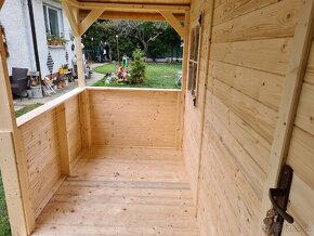 Záhradná drevené chatka 3.5x5m DOPRAVA ZDARMA - 14