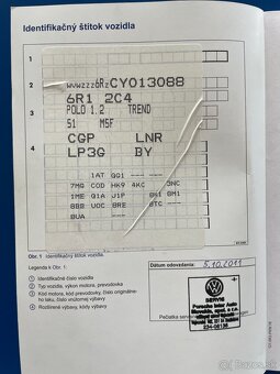 VW POLO SK 2011 - 98 000 km - - 14