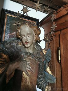 Baroková drevorezba Mária Immaculata - 14