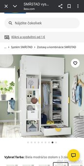 Predám detskú izbu  SMASTAD IKEA - 14