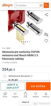 Sada na cestoviny COFUN pre Bosch MUM 2 a 5 - 14