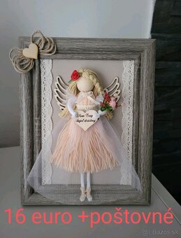 Obrazy macrame anjel - 14