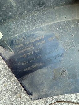 Audi A6 C7 sedan facelift predný aj zadný nárazník, výztuha - 14