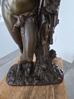 Starožitna bronzová socha 53cm - 14