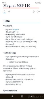 MAGNAT  MSP 110 - 14
