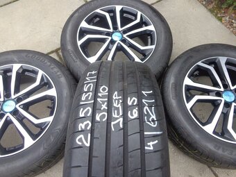 5x110 R17 Jeep Kompass Renegade letna sada kolies s TPMS - 14