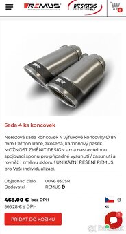 Remus vyfukova zostava , BMW M440i G26 - 14